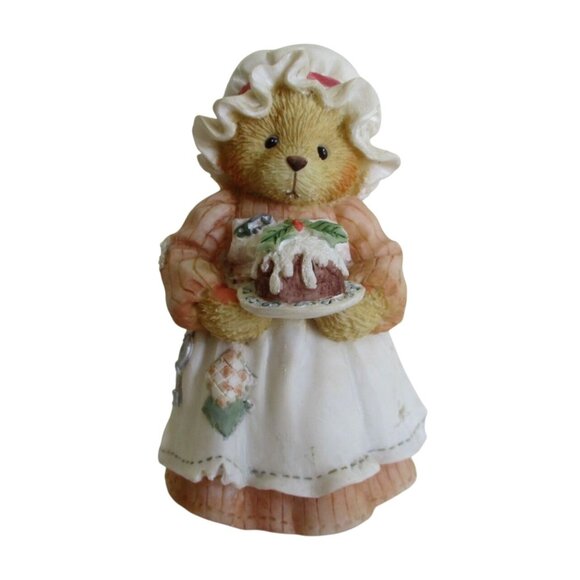 Vintage Cherished Teddies Mrs. Cratchit Figurine Holiday Collectible Decor - Picture 1 of 7